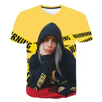 

Summer billie eilish t-shirts kids 3D baby JOJO Siwa Girls Clothes fashion Cartoon boys Clothes T Shirt Costume camisetas Tops