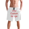 Men's Beach Shorts Custom pattern Style Swim Trunks Quick Dry Casual Polyester Swim Shorts with Mesh Lining and Pockets 1