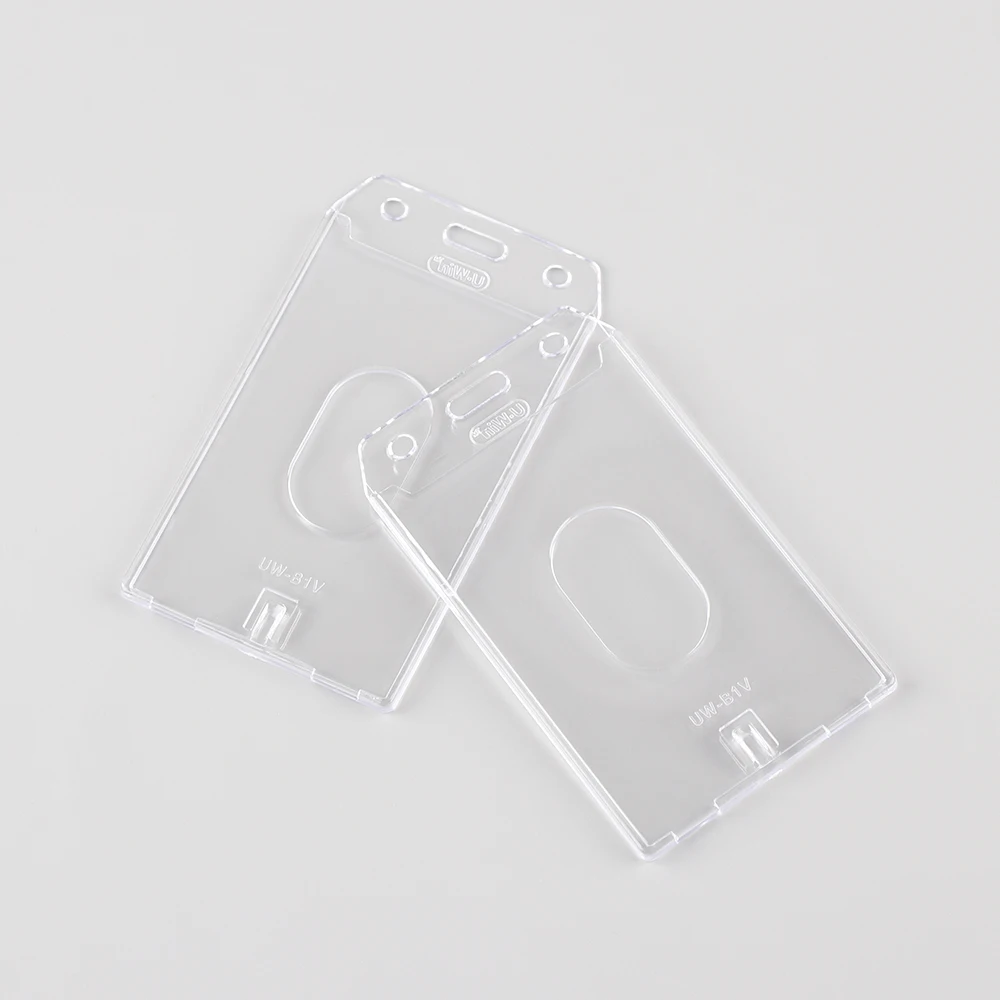 1 ПК прозрачный многофункциональный жесткий пластиковый значок рабочий ID держатель для карт Защитная крышка чехол ID держатель для карт офисные принадлежности