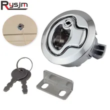 Нержавеющая сталь флеш лодка морской защелки флеш тянуть Защёлки шлема подъемная ручка палубы с ключом морское оборудование Запчасти для яхт