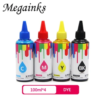

4pcs 100ml 655 Universal Compatible Refill Dye Ink For HP Deskjet 3525 5525 4615 4625 printer