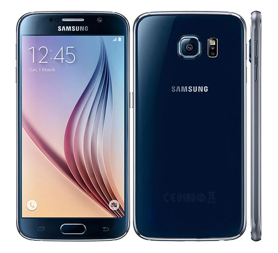 Samsung Galaxy S6 G920F разблокированный 4G GSM мобильный телефон Android Восьмиядерный 5," 16 МП ram 3 ГБ rom 32 Гб NFC