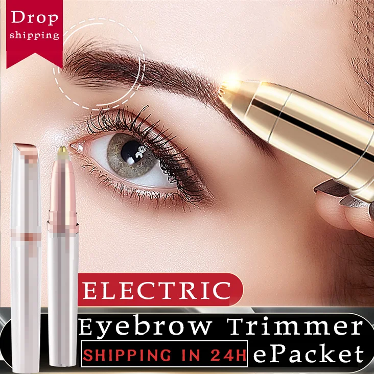 Dropshipping Wholesale Electric Mini Eyebrow Trimmer Epilators Face