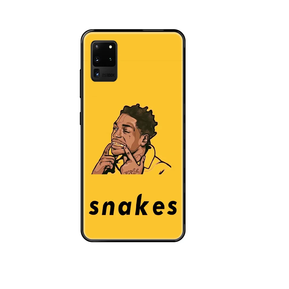 kodak black rap singer Phone case For Samsung Galaxy S 3 4 5 6 7 8 9 10 Plus Lite Edge black art waterproof luxury shell tpu