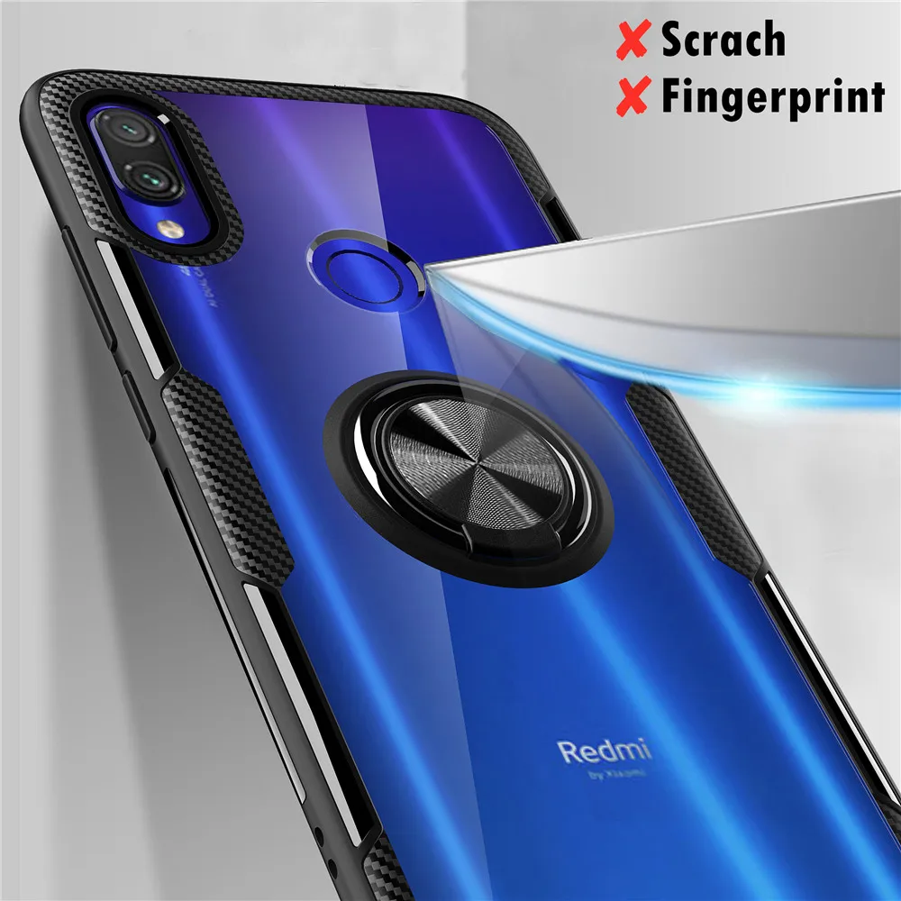 Прозрачный чехол для Redmi Note 8 9 Pro 9A 7 8T 9C 9S 5 Магнитный Xiaomi Poco X3 NFC Mi 9T 10 Lite|Бамперы| |