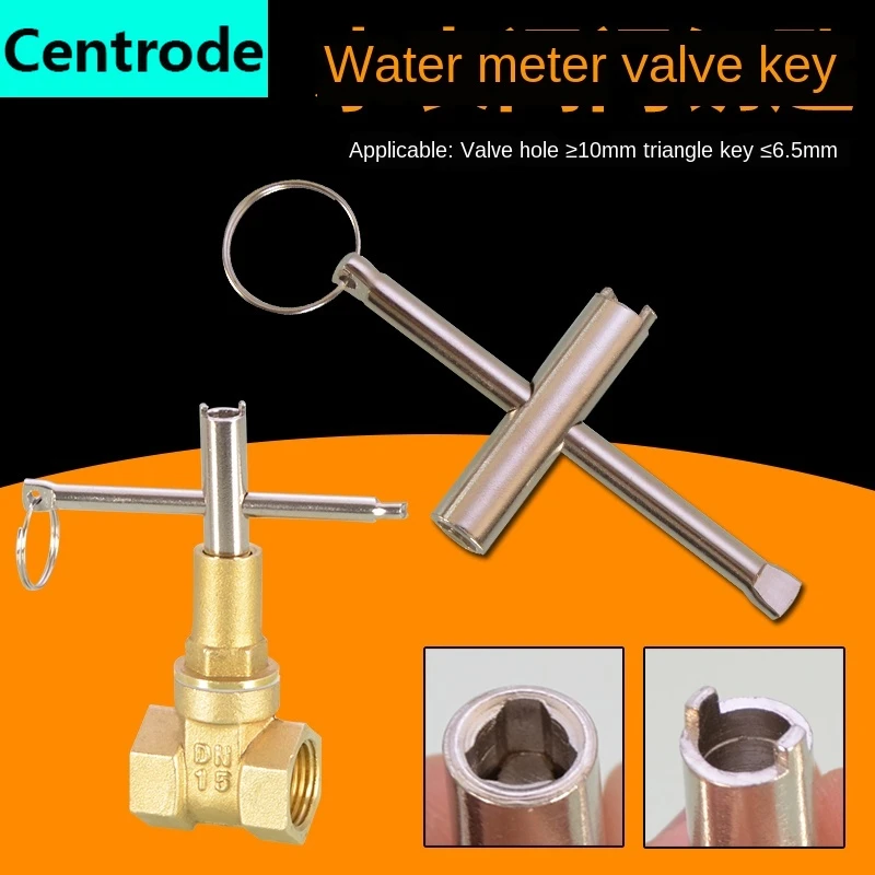 Air Keran Kunci Water Meter Depan Valve Kunci Segitiga Gate Valve Anti Theft Air Gate Valve Switch Kunci Kunci Driver Kunci Pas Alat Bagian Aliexpress