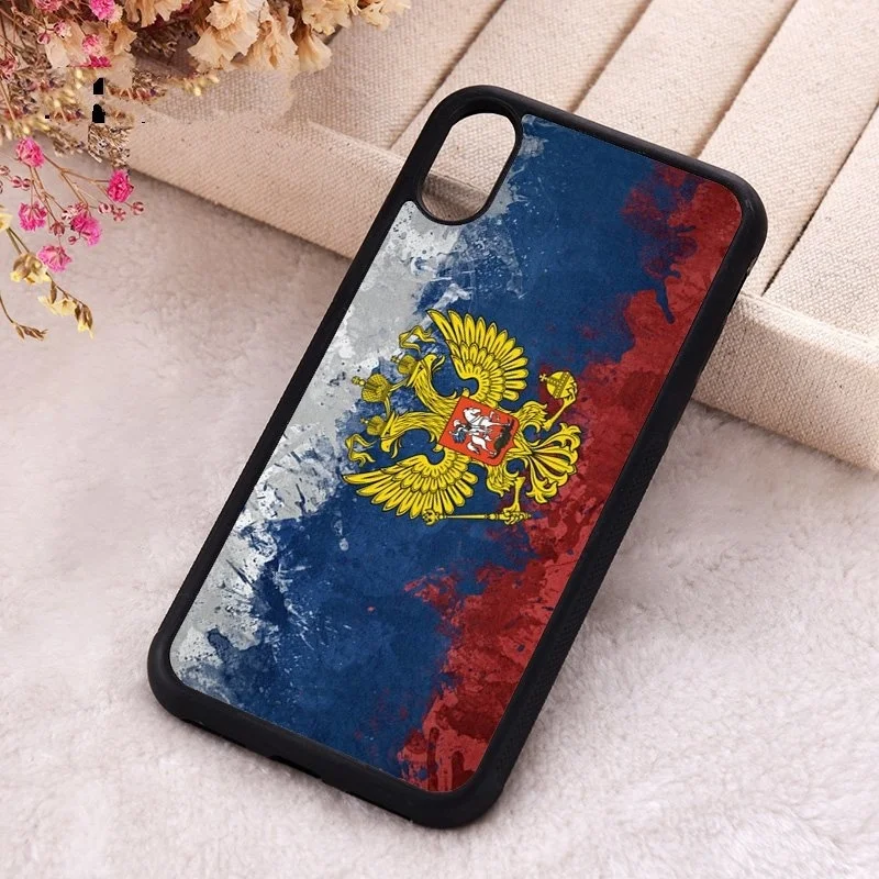 5 5S SE phone cover cases for iphone 6 6S 7 8 Plus X Xs Max XR 11 12 MINI Pro Soft Silicone Russian Federation Flag | Мобильные