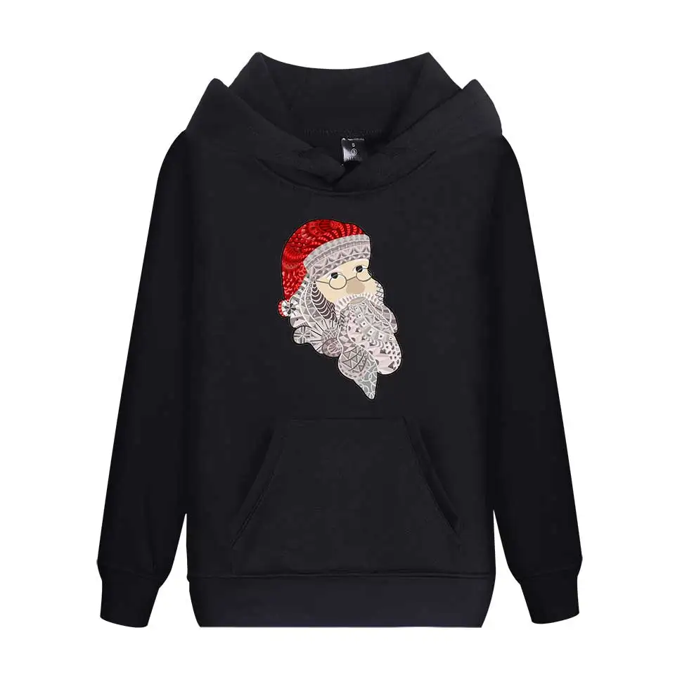 

New Merry Christmas Sweater Cartoon Top Xmas Santa Claus Elf Hoodie Cartoon Print Sweatshirt Children's Clothes Kids Boy Clothes
