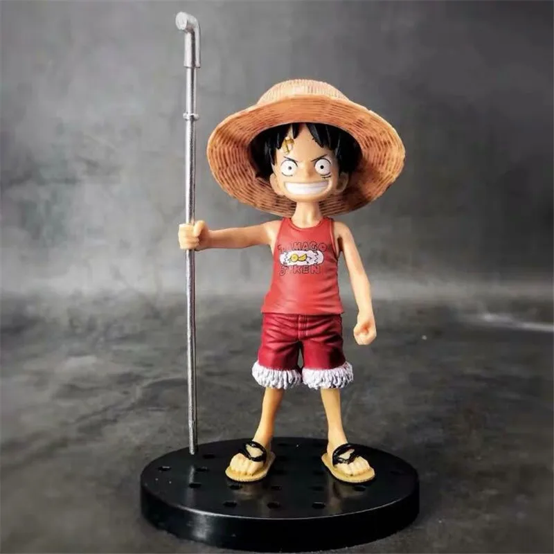 Цельное детство Ver. Luffy Sanji Sabo Ace Zoro милый детский ПВХ экшн фигурка OP Q Коллекционная