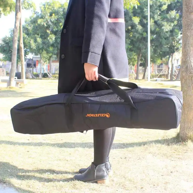 Celestron 98-110cm Astronomical Telescope Carrying Protector Soft Tripod Shoulder Bag Backpack Oxford Cloth Photo Bag 5