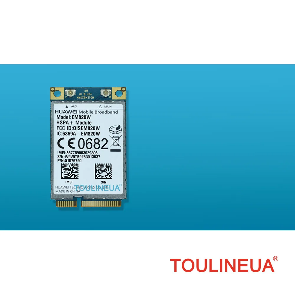

Unlocked huawei EM820W GSM EDGE WCDMA 3G HSPA+ WWAN Wireless Network Card PK EM820U EM770