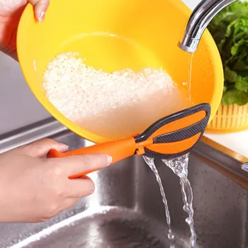 

Multifunction Rotating Cooking Tool Egg Beater Wash Rice Sieve Non-stick Plastic Rice Spoon Multifunction Vertical Revolving