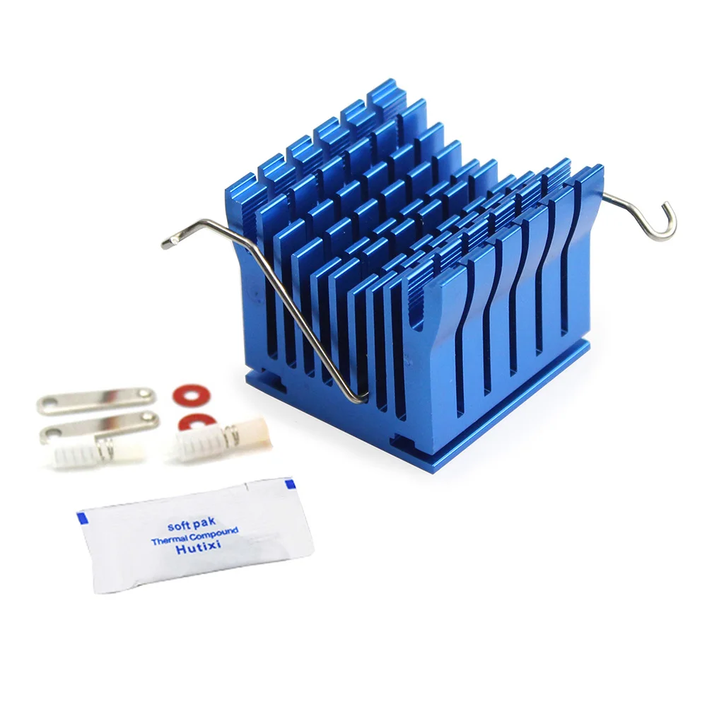 DIY Aluminium Northbridge Heatsink Cooler Blue Radiator w/4cm 40mm 4010 4020 Fan 1 Piece For PC Computer Case Heat sinks cooling aluminum heatsink radiator cooling fan