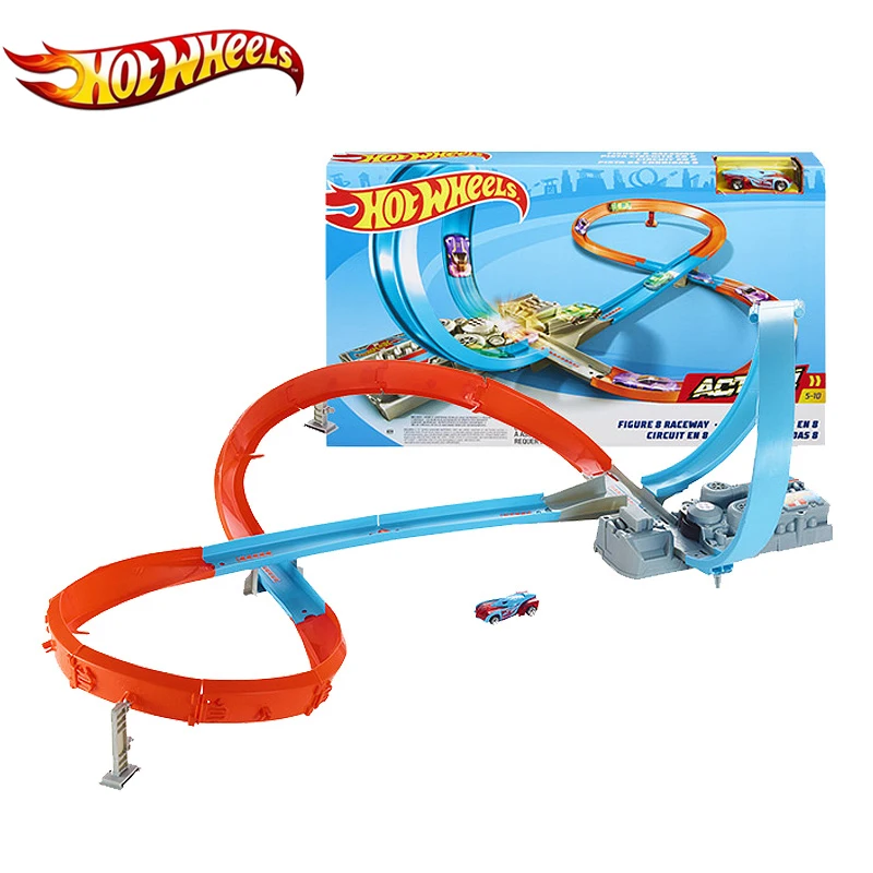 Оригинальный стереоскопический маневренный трек Hot Wheels фигурка 8 Raceway