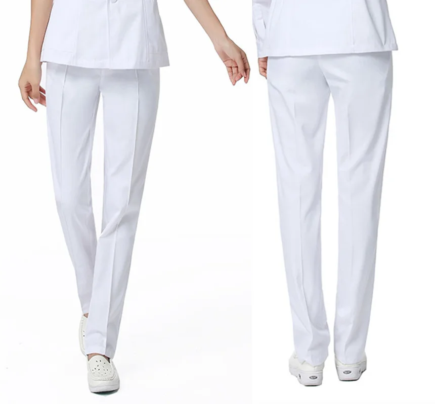 Thin and thick Summer nurse pants Winter nurse trousers Elastic waistband Nurse clothes large size doctor pants