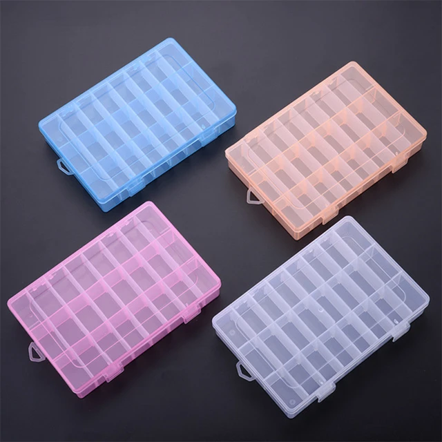 Storage Box For Jewelry Earring Beads DIY Needle Thread Button