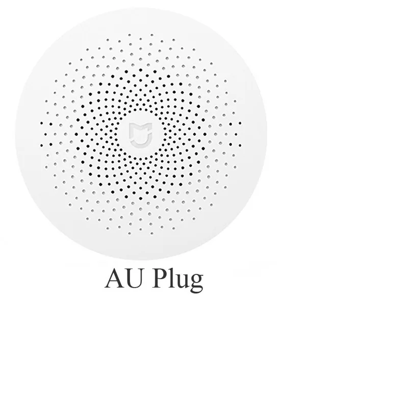 Новинка, Xiaomi Mijia, многофункциональный шлюз, 2 хаба, сигнализация, интеллектуальная, онлайн радио, Ночной светильник, звонок, умный дом, концентратор - Color: AU Plug
