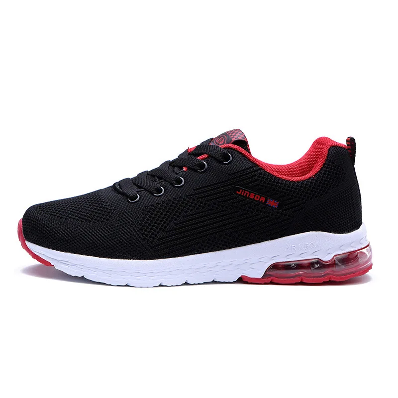 

2018 Autumn And Winter New Style Fly Weaver Air Cushion Athletic Shoes Women's Low Top Lace-up Running Shoes Casual Lightweight