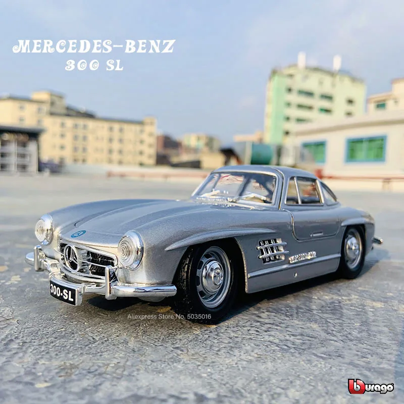 Bburago 1:24 новейшая модель 1954 Mercedes 300 SL имитационная автомобиля из сплава