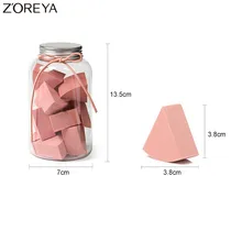 ZOREYA Косметическая пуховка 12 шт./лот веерообразная губка для очистки лица как инструмент для макияжа
