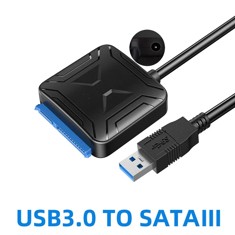 Quente 3.5 2.5 Polegada adaptador cabo portátil disco rígido adaptador para windows 98/2000/xp/vista usb3.0 para sata fácil unidade cabo para mac os