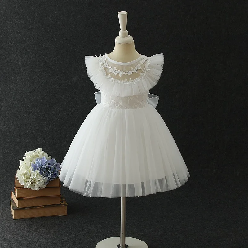 

Girls Dress Children Mesh Skirt Baby Wedding Dress Flower Boys/Flower Girls Late Formal Dress Banquet Performance Wear a Year of