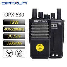 OPPXUN – talkie walkie OPX 530 OPX530, interphone bidirectionnel CB Radio amateur haute puissance 12W UHF 400 520 MHZ longue portée, veille VOX Scan