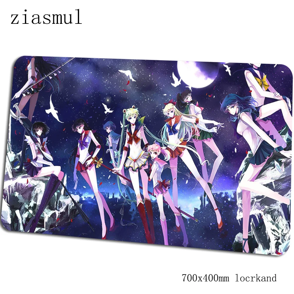 Коврик для мыши sailor moon, милый компьютерный коврик 70x40 см, игровой коврик для мыши, большой ПК, клавиатура со встроенной мышью, игровой стол - Цвет: Size 700x400x2mm
