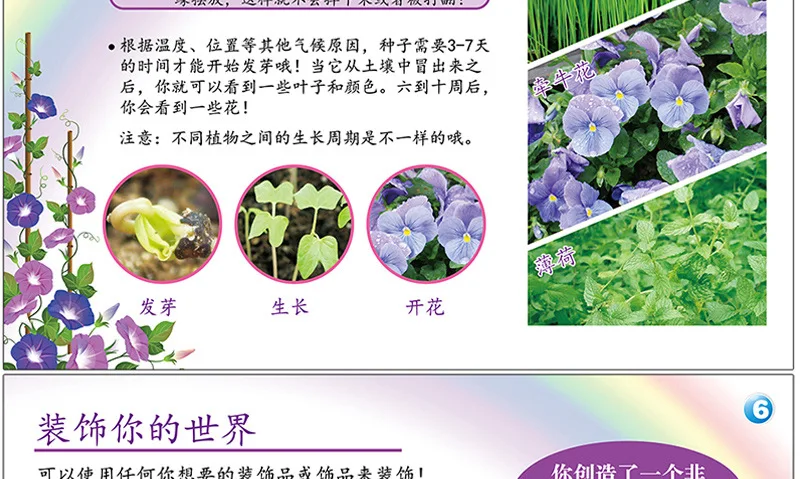 Eaki подлинный Yiqi Dream Garden развивающий DIY ручной игровой дом вид Утренней славы дети родитель и ребенок игрушка ZZB