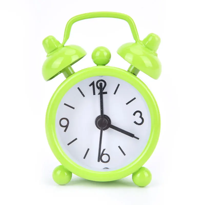  Reloj despertador para niños, bonito reloj despertador de  conejo, silencioso, sin tictac, luz nocturna, reloj de viaje, funciona con  pilas para cama, mesita de noche, escritorio (color amarillo) : Hogar y