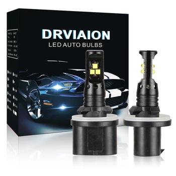 

2Pcs Canbus H27 880 H27W/1 Led Front Fog Light Bulb Super Bright 2525 CreeChips No Error H27W Bulb Lamps For Hyundai Tucson