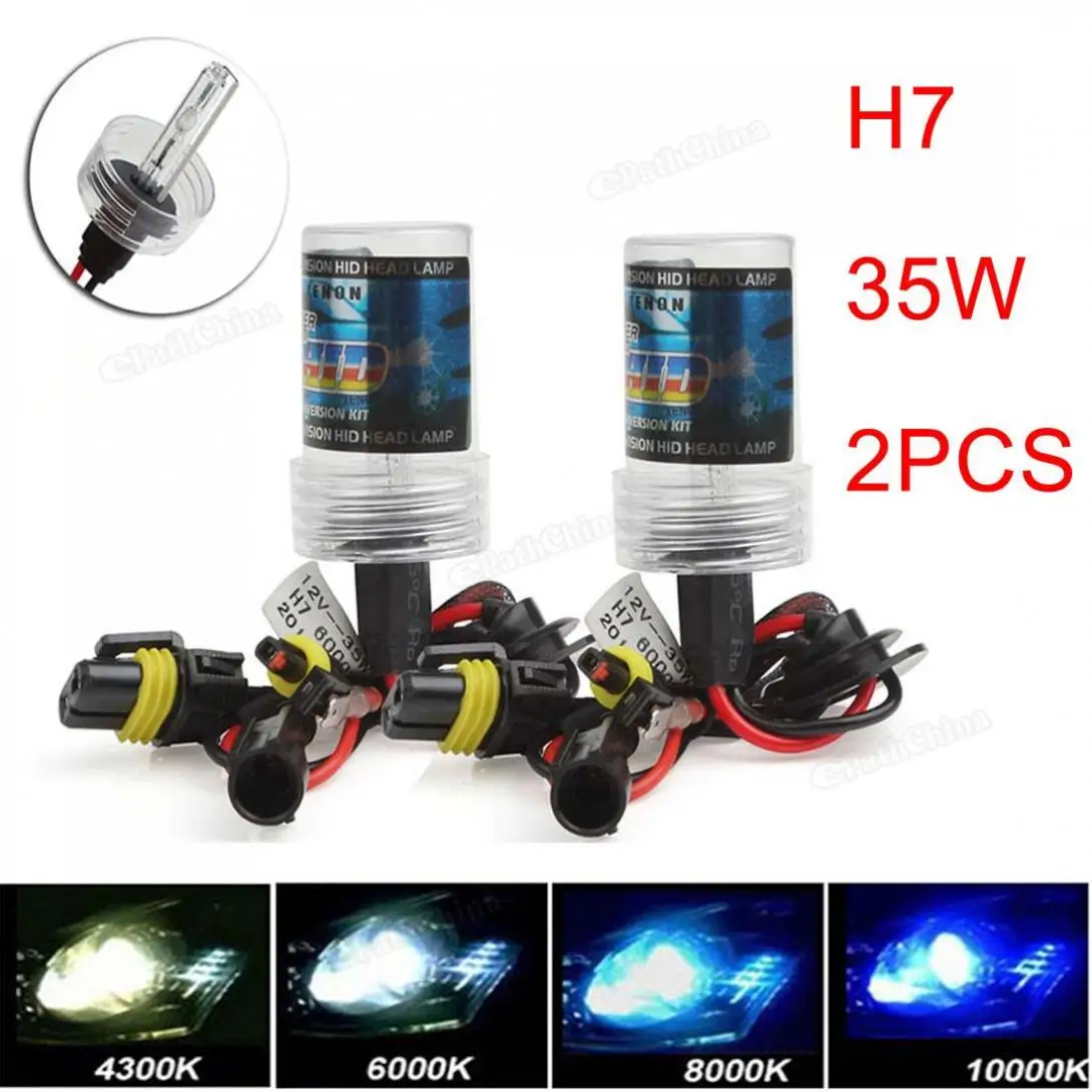 2x35 Вт H7 12 в автомобильный HID-ксеноновый комплект для преобразования 4300K / 6000K 8000K