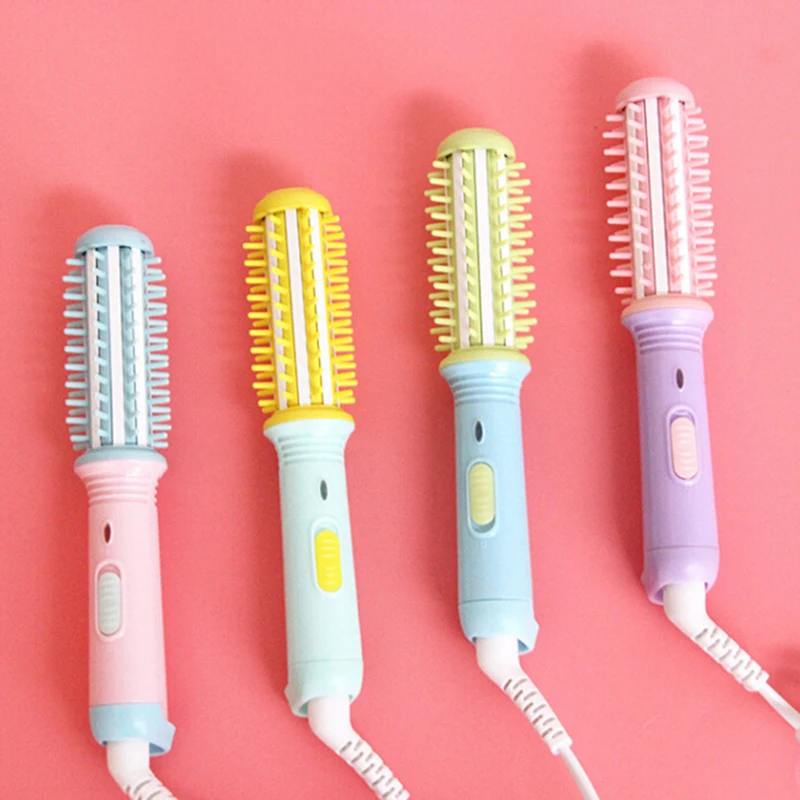 

Mini Hair Curling Iron 220V Electric Small Hair Straightening Curling Iron Set Cute Flat Irons Travel Hair Straightener Tools