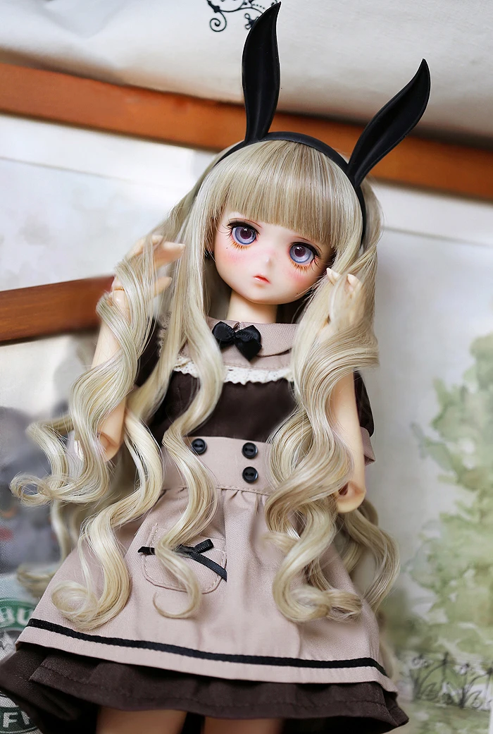 Новая Одежда для куклы Bjd платье горничной коричневый фартук Лолита 1/3 1/4 SD MSD