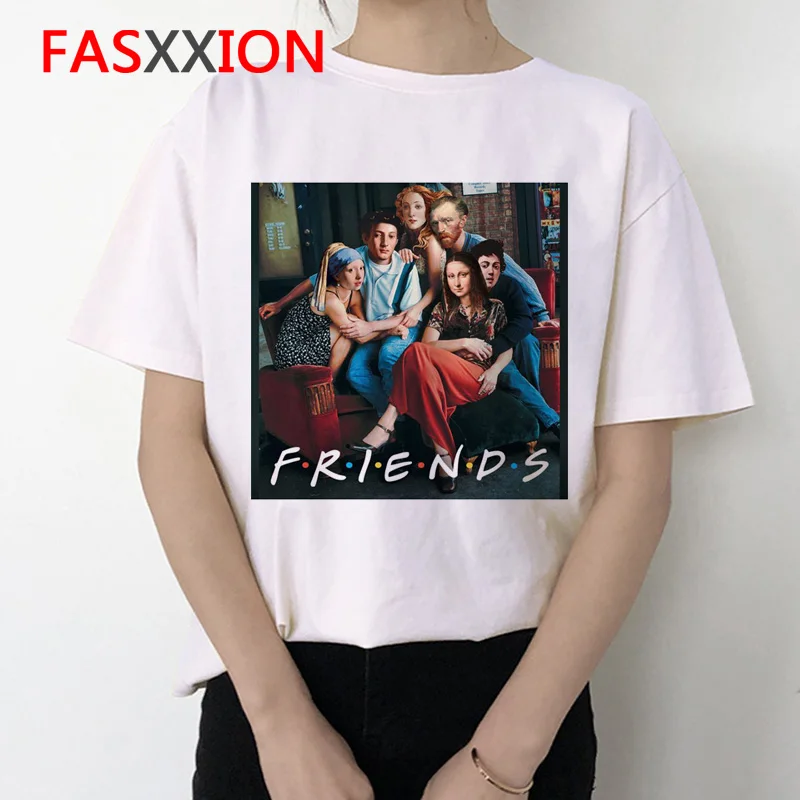 Mona Lisa, женская футболка, ulzzang art, смешная, Корейская, 90 s, футболка, летняя, эстетическая, Ullzang, винтажная, женская футболка, одежда, топ, футболка - Цвет: 2903