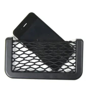 

Car Back Rear Trunk Seat Elastic String Net Magic Sticker Mesh Storage Bag Pocket Cage Auto Organizer Seat Back Bag 20*8cm