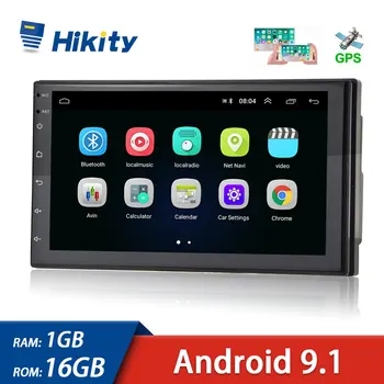 

Hikity 2 Din Car Multimedia Player Android 9.1 GPS Autoradio 2.5D 7" Car MP5 Player For Volkswagen Nissan Hyundai Kia Toyota