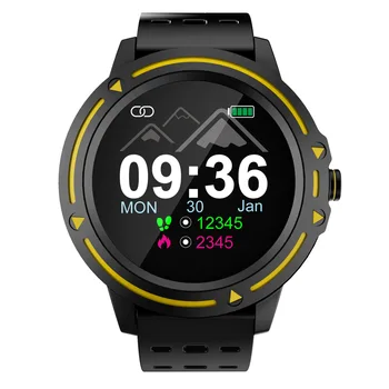 

intelligent bracelet round screen full touch heart rate meter step blood pressure oxygen multi-exercise mode outdoor sports