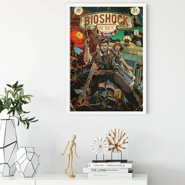 Bioshock Infinite Comic Book Video Game Poster PC,PS4,Exclusive  Role-playing RPG Game Canvas Custom Poster Alternative Artwork - AliExpress