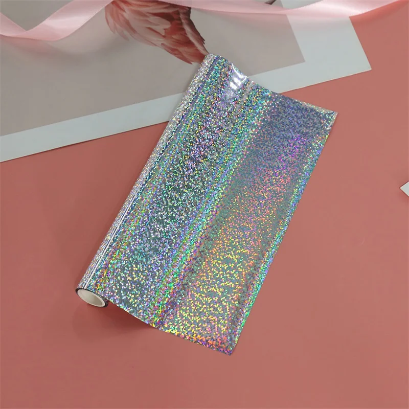 19.3cm*5m New Silver Shards Toner Reactive Foil Paper For Diy Hot