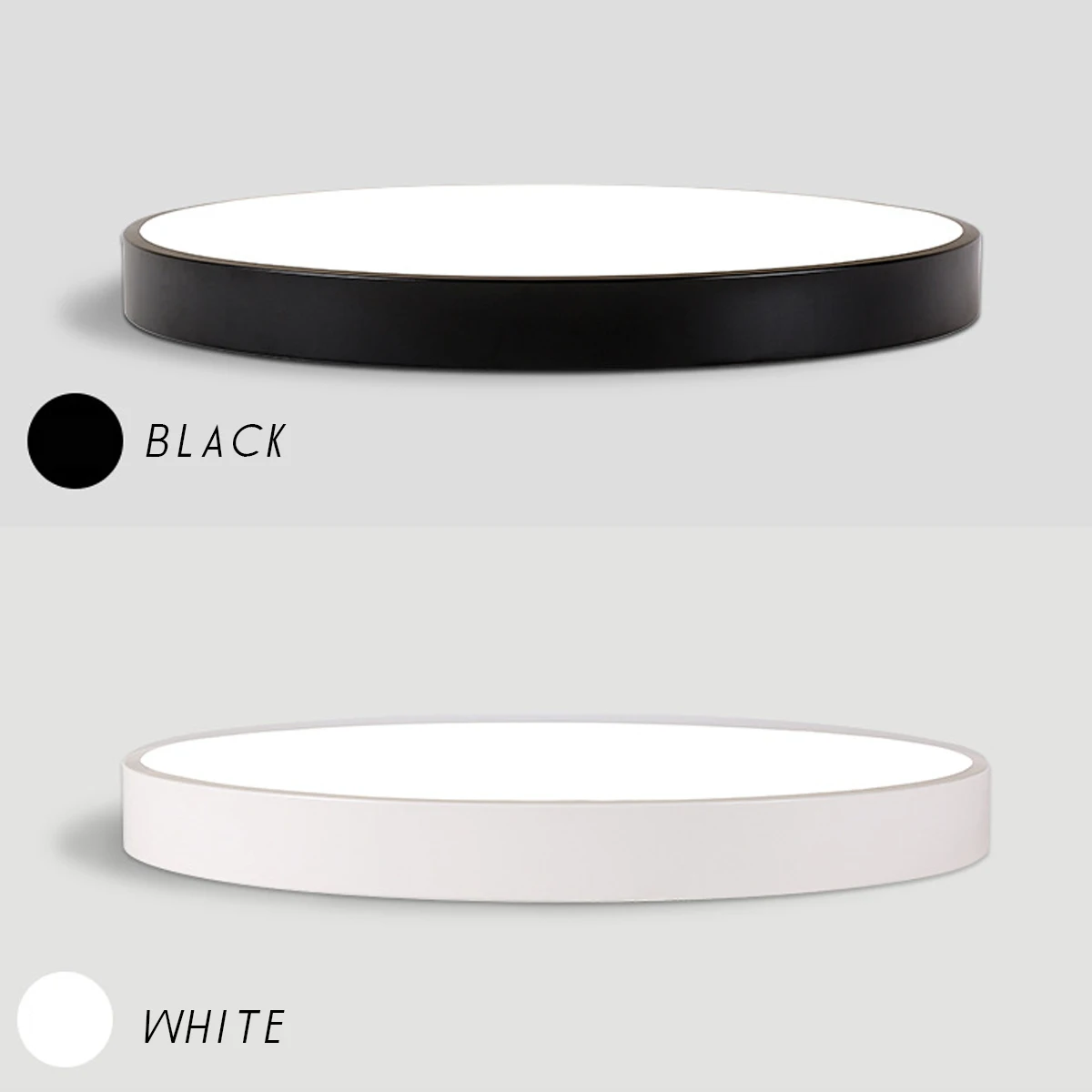 5CM Ultra-thin LED Ceiling Light Modern Lamp Living Room Lighting Fixture Bedroom Kitchen Surface Mount Flush Panel