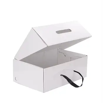 

Custom Logo Printed Cardboard shipping mailer boxes Foldable Removable Packaging Clothes Shoe Boxes