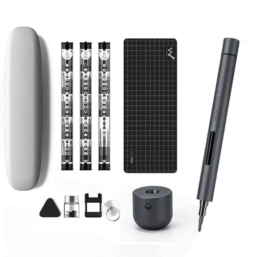 

Wowstick 1F Pro Mini Electric Screwdriver Rechargeable Cordless Power Screw Driver Kit with LED Light Lithium Battery