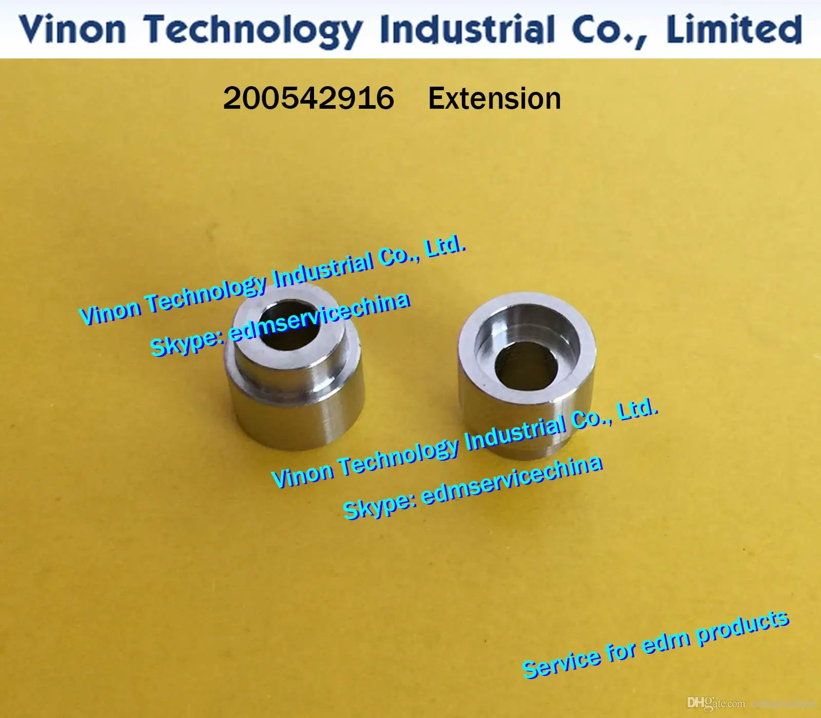 

200542916 Extension 8Dx7.5mm for upper wire guide for ROBOFIL 290,300,310,510 CNC WIRE CUT EDM PARTS 200.542.916 Distance piece