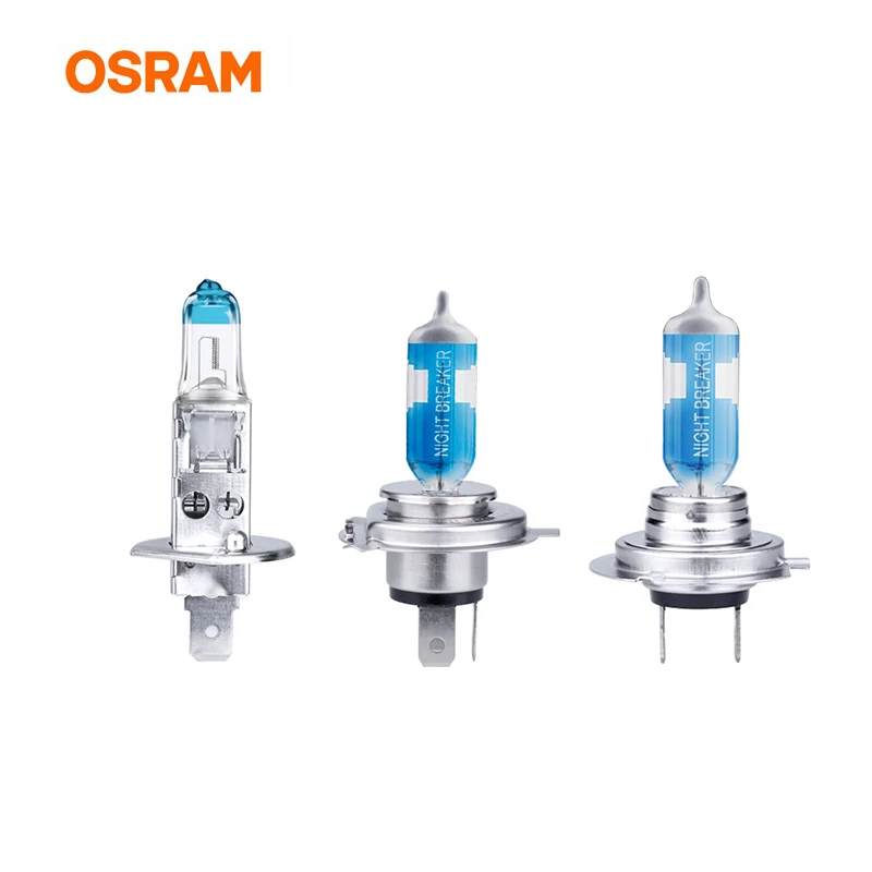 Лампа Ксеноновая OSRAM lampadine h7 H1 H4 12В 55 Вт Night breaker Лазерная фара белые Автомобильные фары лампы галогенные высокое ближнего и дальнего света лампы Лазерная 64210NL