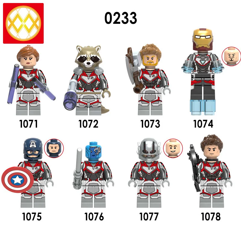 

X0233 Blocks Mockingbird SHIELD Rocket Raccoon Haweye nebula Melinda May leo Fitz Jemma Simmons building blocks kids toys gift