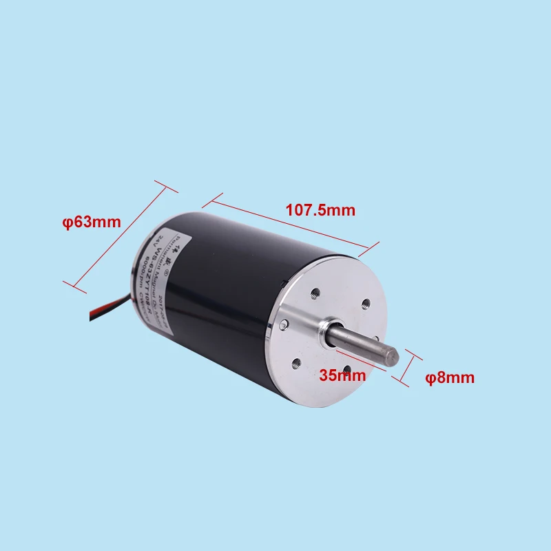 24V скорость двигателя 12V marshmallow маленький мотор 8 мм диаметр вала высокоскоростной мотор постоянного тока 24v DC мотор 50w
