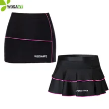 WOSAWE гель мягкий Для женщин Велоспорт шорты спортивная MTB велосипед для даунхилла одежда цикл Костюмы Сексапильный облегающий короткий Мини Шорты-юбки