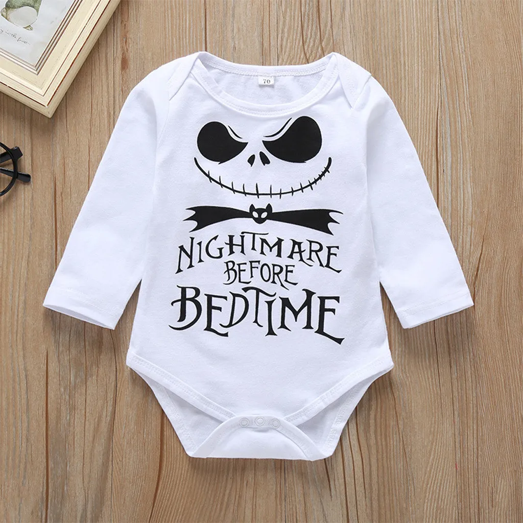 Baby Clothes Set Newborn Infant Halloween Clothes Set Baby Boy Girl Romper Striped Pants Hat Outfits Costume Clothes Set
