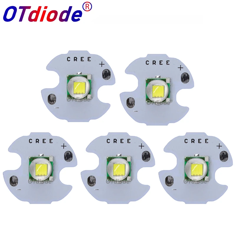 50-100PCS CREE XML XM-L T6 LED U2 10W WHITE High Power LED Emitter Diode with 12mm 14mm 16mm 20mm PCB for DIY